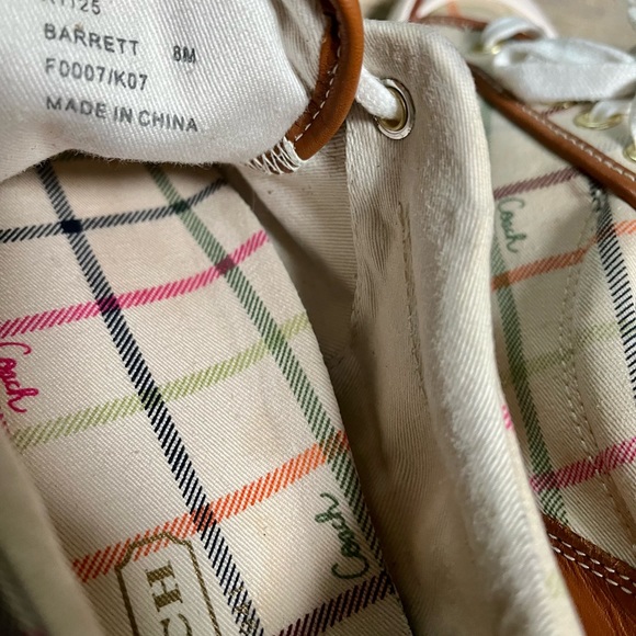 Coach Barrett plaid sneakers - Picture 7 of 13